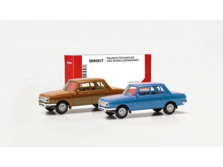 Herpa HO  Wartburg 353 `66, 2 Stück