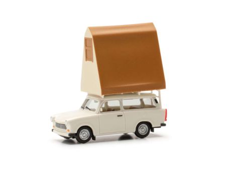 Herpa HO  Trabant 601 Univ. m. Dachzelt