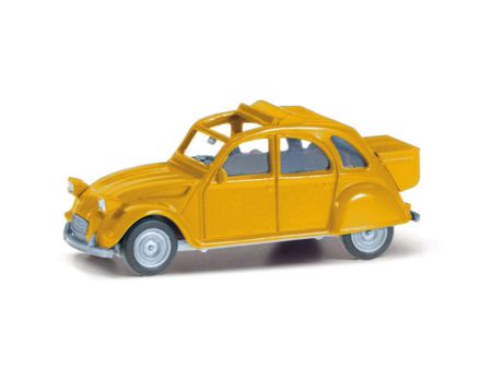 Herpa HO  Citroen 2 CV m. Queue, orange