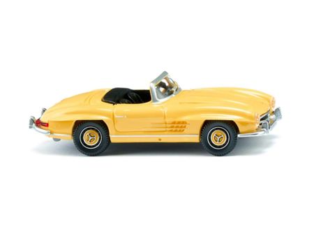 Wiking HO MB 300 SL Roadster - gelb