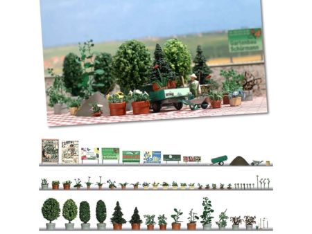 Busch Pflanzenkübel - Set H0       