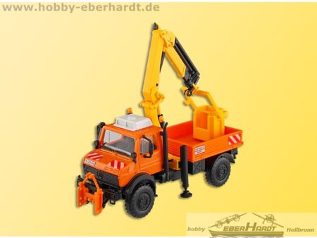 Kibri H0 UNIMOG mit Arbeitskran und Korb 
