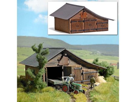 Busch Holzscheune H0               