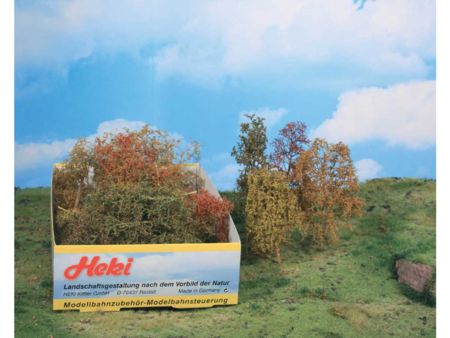 Heki  Blätterbäume u. Büsche, 15 Stück herbstlich