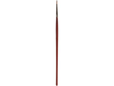 Faller Rundpinsel mit brauner Spitze, synthetisch, Größe 0/2