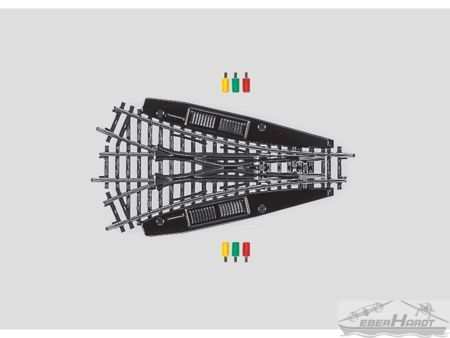 Märklin  K-Gleis  Dreiwegweiche r424,6 mm