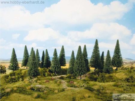 NOCH H0/TT Tannen 16St. 10-14cm