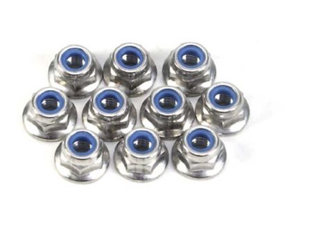 Tamiya Alu Sicherunsgmuttern (10) silber 4mm