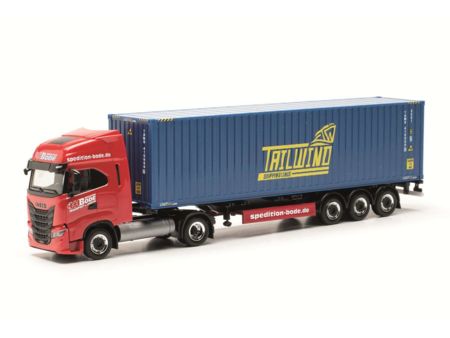 Herpa HO  Iveco S-Way ContSzg.