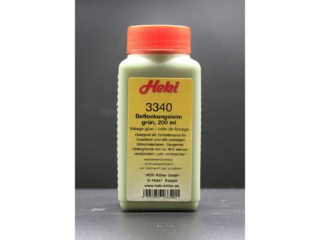 Heki  Beflockungsleim grün, 200 ml