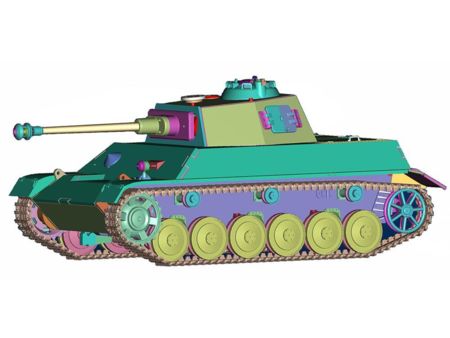 HOBBY BOSS 1/35 Pz Kpfw. II/IV auf Einheitsgestell