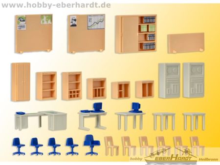 Kibri H0 Deko-Set Büromöbel