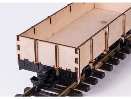 LGB Offener Hochbordwagen mit Holzaufbau