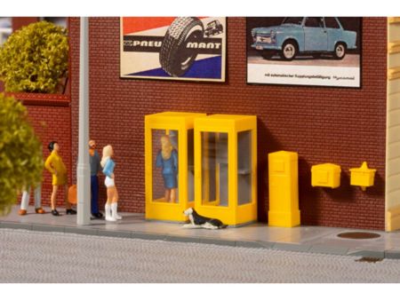 Auhagen H0 Telefonzellen/Briefkästen