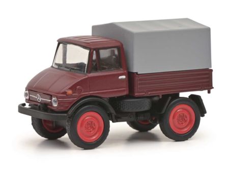 Schuco Unimog U406 rot 1:87