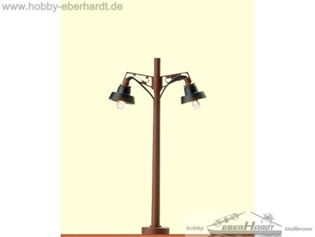 BRAWA  N Holzmastleuchte, 2-fach