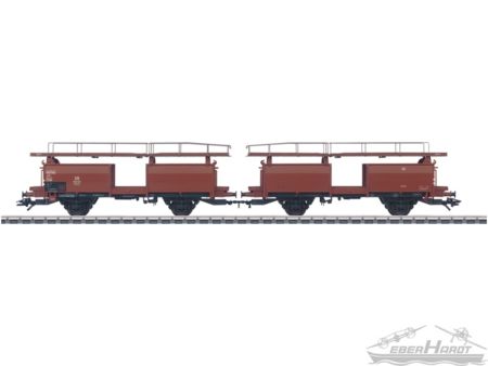 Märklin  HO  Autotransportwagen-Paar DB