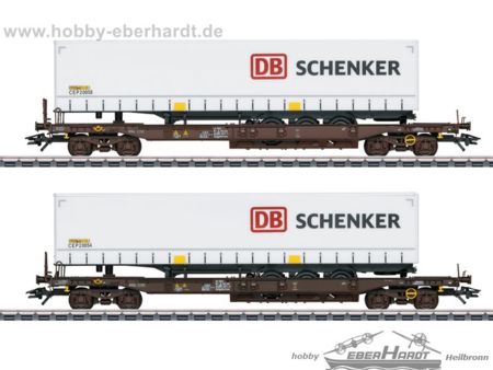 Märklin  HO  Taschenwagen-Set Auflieger AT