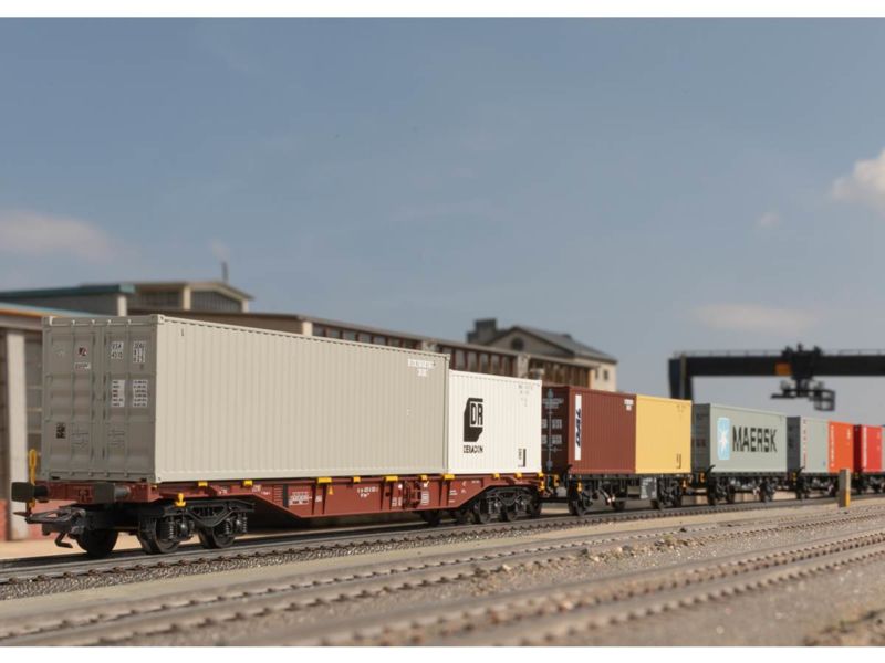 Märklin HO Containerwagen-Set (5 Wagen) DB