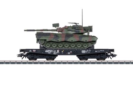 Märklin HO Schwerlast Rlmmps Leo 1A1