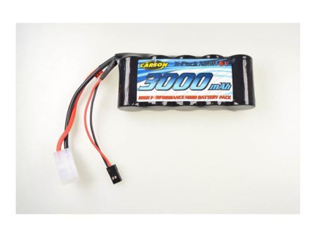 Carson 6V/3000mAh NiMH Empfängerakku TAM/JR