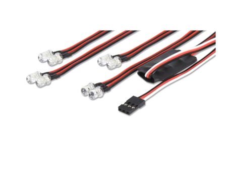 Carson LED Licht-Set 4+4 über Radio