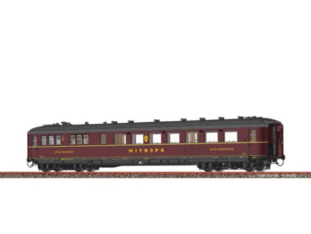 BRAWA  H0 Speisewagen Hnbr MITROPA II DC