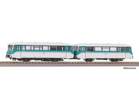 Piko HO D-Triebwg. BR 772 + Steuerwg. Mintgrün DR IV