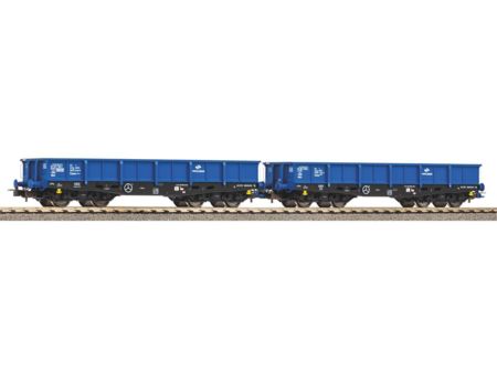 PIKO  HO 2er Set Niederbordwg. 401Zp PKP Cargo  VI