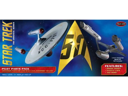 POLAR LIGHTS  1/350 Star Trek TOS U.S.S. Enterprise Pilot Pa