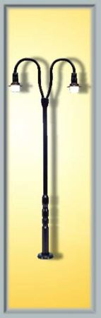 Viessmann H0 Bahnsteigleuchte zweiflammig, 2 LEDs warmweiß