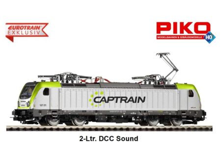 PIKO H0 DC E-Lok  BR 187 Captrain VI  DCC Sound