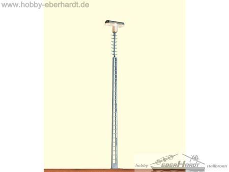BRAWA  H0 Gittermastleuchte, Stecksockel mit LED