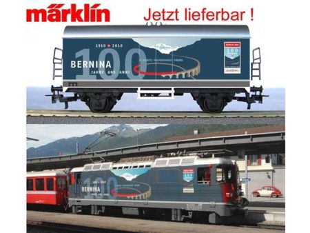 Märklin Sonderwagen RhB 100 Jahre Berninabahn