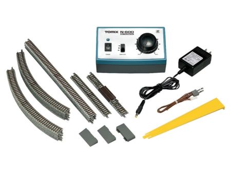 TOMYTEC Gleis-Set für ein Oval, in Schotterbettung