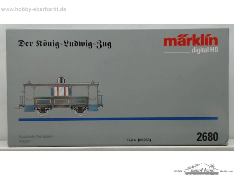 Märklin 2680 Teil 4     Second hand  LEERKARTON SH2420