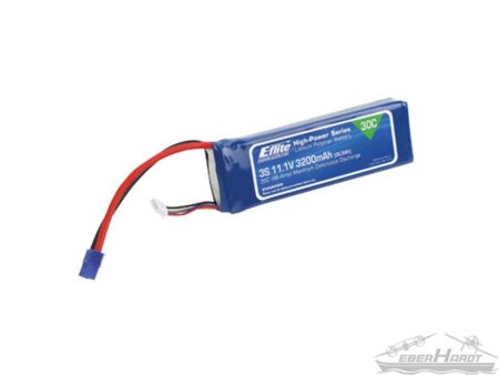 E-flite 3S 11,1V 3200mAh 30C LiPo-Akku m. EC3-Stecker
