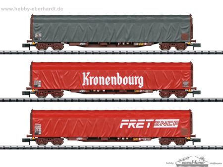 Trix Schiebeplanwagen-Set Rils SNC