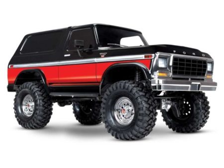 TRAXXAS TRX-4 Ford Bronco schwarz/rot 4x4 RTR o. Akku/Lader