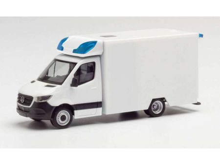 Herpa HO  MB Spr.'18 Fahrtec RTW, weiß
