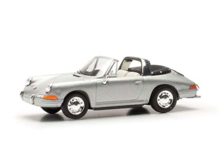 Herpa HO  Porsche 911 Targa, silbermet.