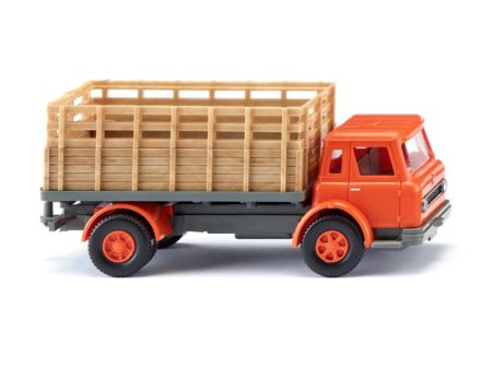 Wiking HO Gitteraufbau-Lkw (Int. Harvester) - orange