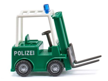Wiking HO  Polizei - Gabelstapler