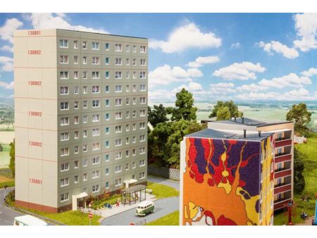 Faller HO Plattenbau P2 Ergänzung