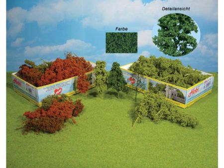Heki  Laubbäume u. Büsche, 15 Stück dunkelgrün