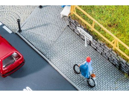 Faller H0 PREMIUM Straßenfolie Gepflasterter Bürgersteig