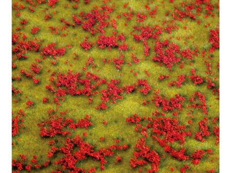 FallerPREMIUM Landschafts-Segment, Blumenwiese, rot