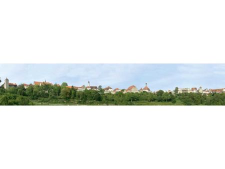 Faller H0, TT, N Modellhintergrund Kleinstadt