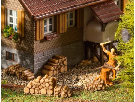 Faller  HO  6 Kleine Brennholzstapel