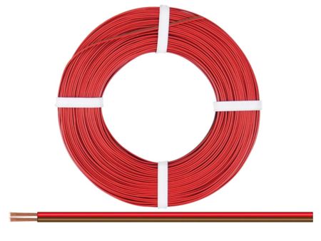 225-080 - Zwillingslitze 0,25 mm² / 50 m rot-braun